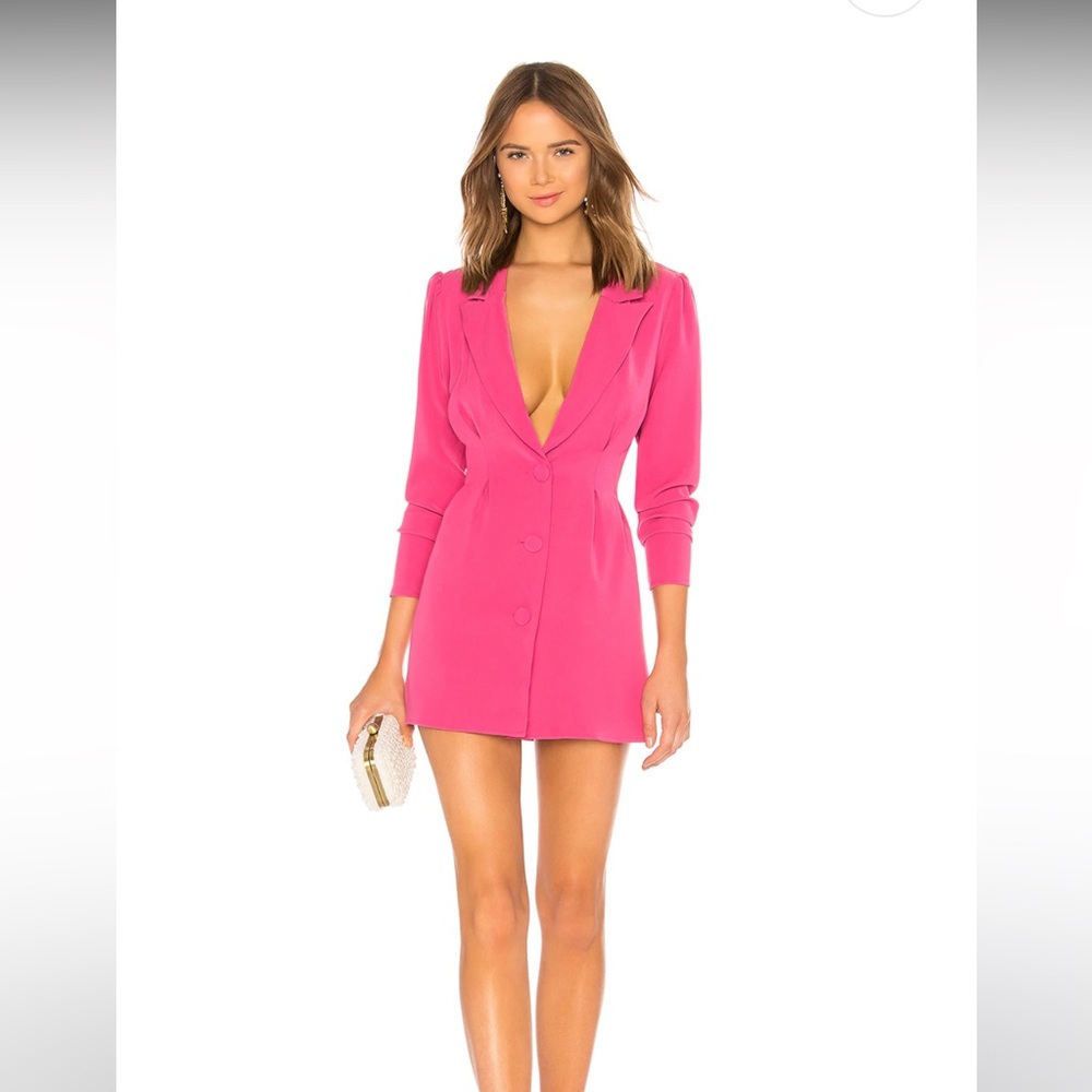 City Blazer Dress in Magenta Pink
Lovers and Friends